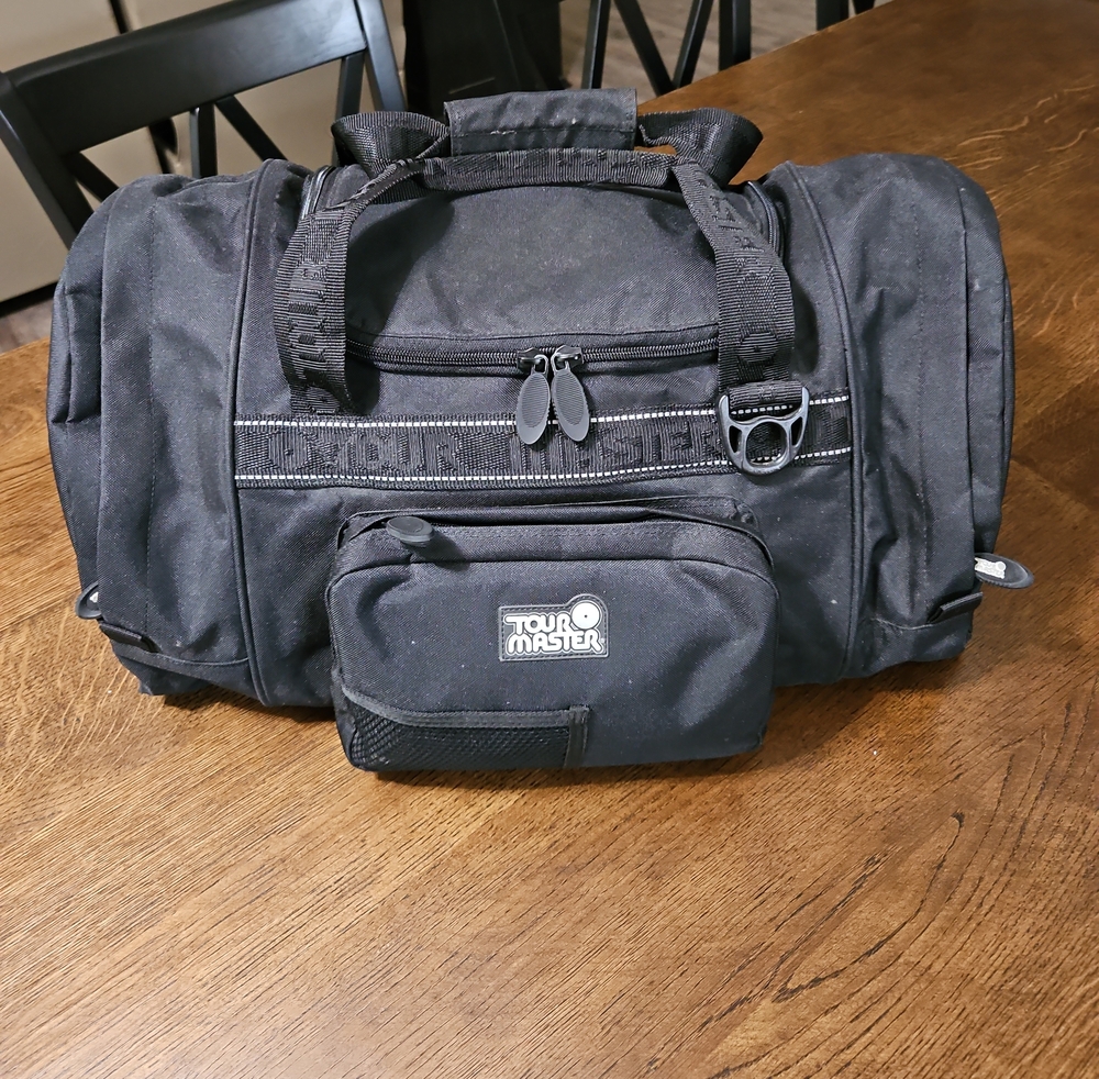 Tour Master Black Men's Motorcycle Duffel Bag